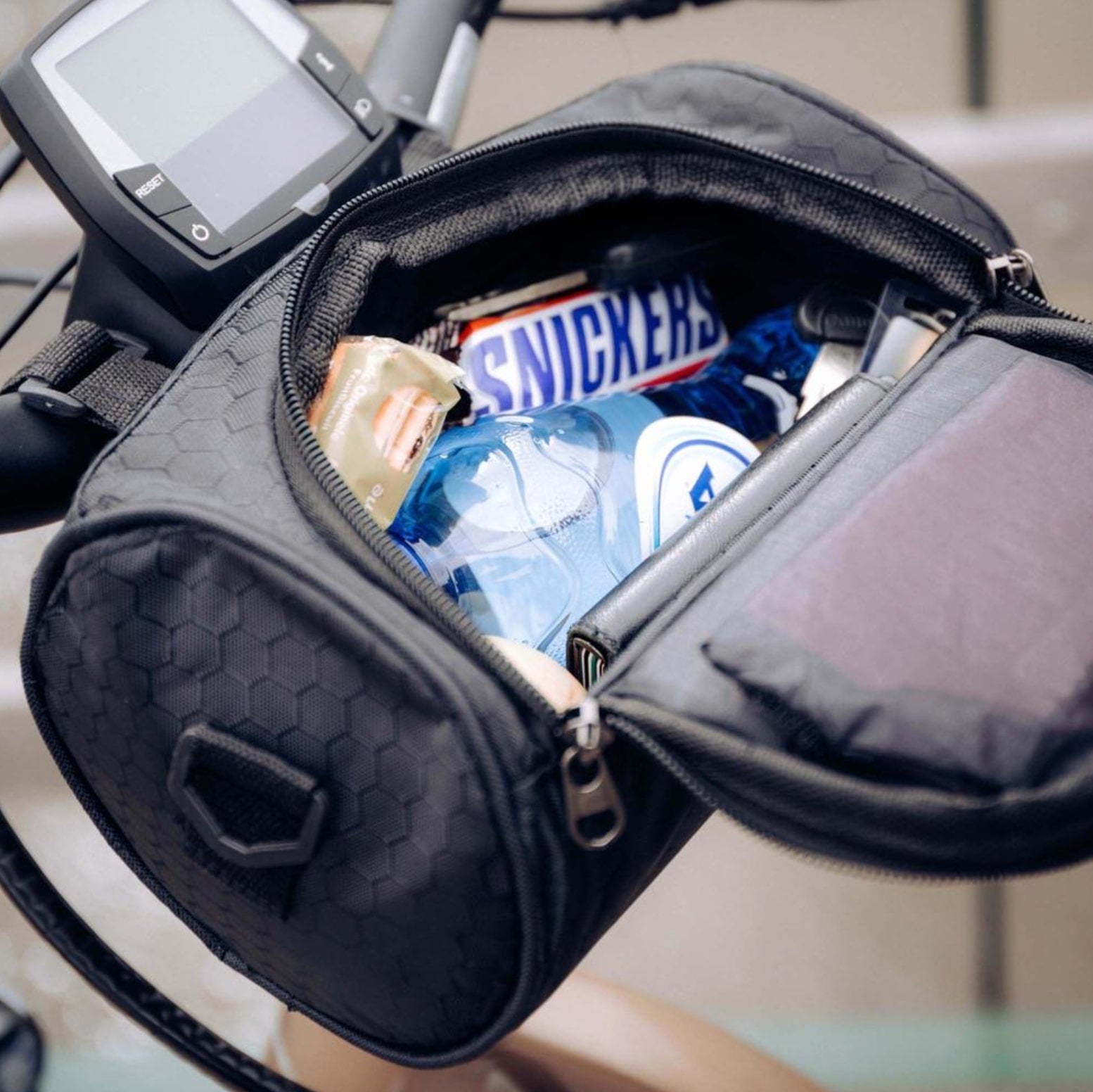 Fahrradtasche | Touchscreen-kompatibel | Universelles Klettverschlusssystem | Ridepocket