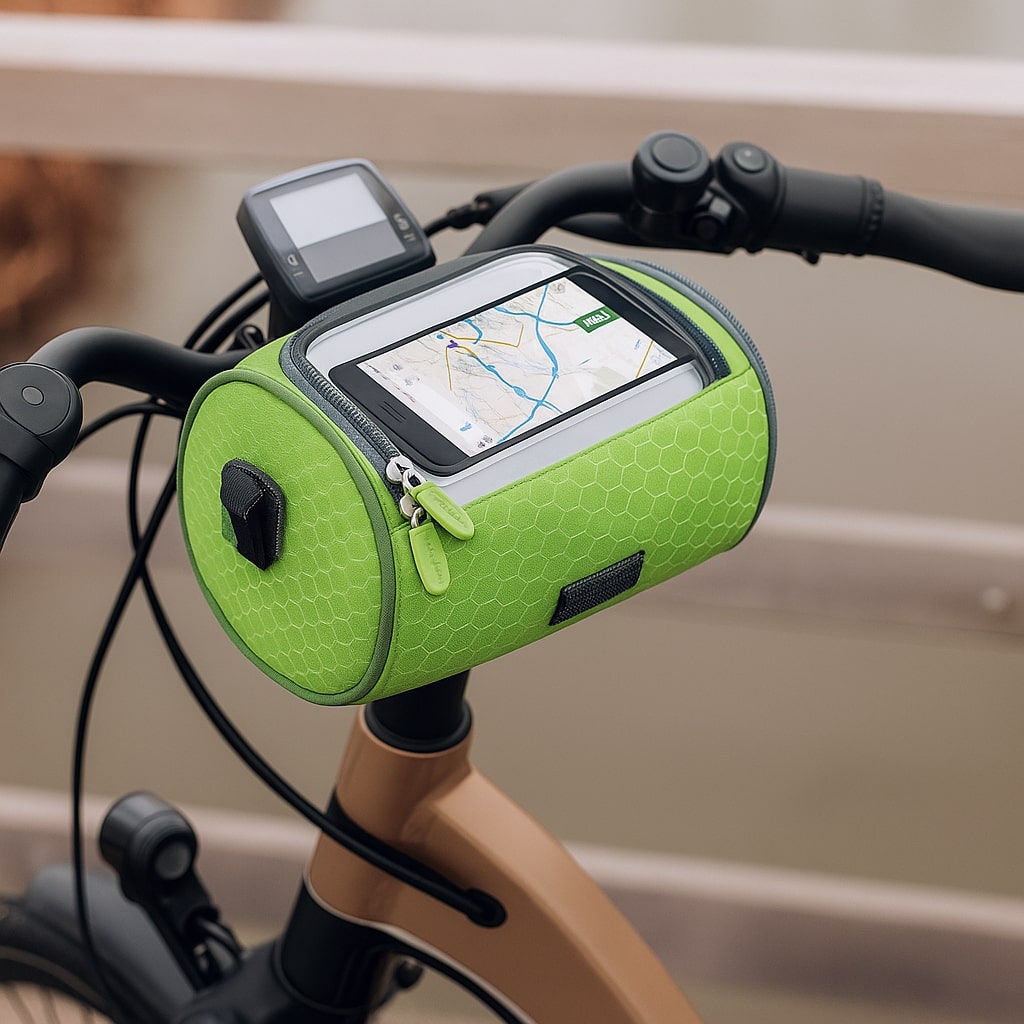 Fahrradtasche | Touchscreen-kompatibel | Universelles Klettverschlusssystem | Ridepocket