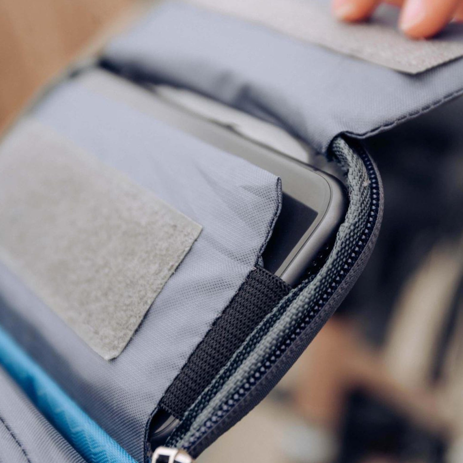 Fahrradtasche | Touchscreen-kompatibel | Universelles Klettverschlusssystem | Ridepocket