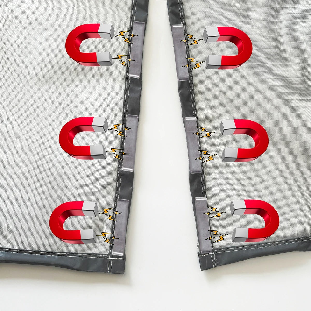 Fliegengittertür Magnet | Automatisch Schließend | Kein Bohren Erforderlich | Airlock