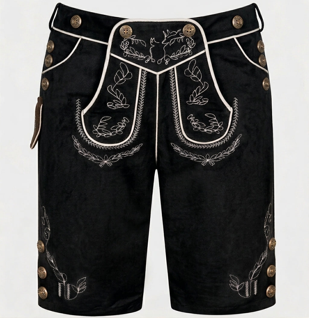 Breechford - Herren Trachtenhose mit besticktem Hosenlatz