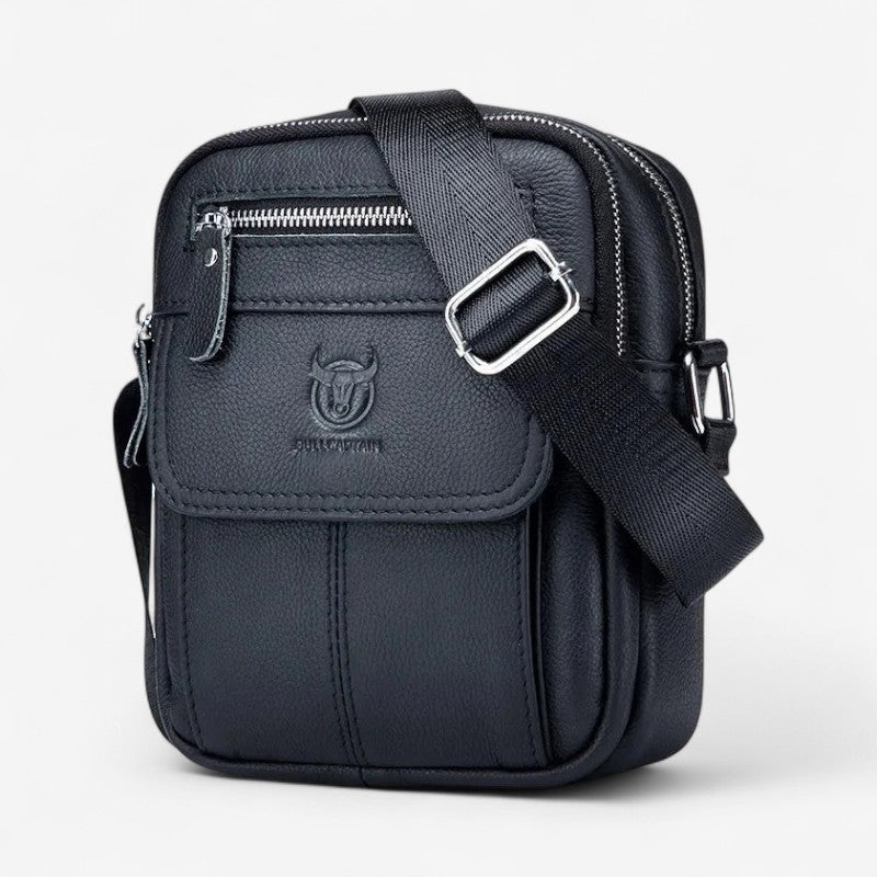 Evander – Schultertasche mit verstellbaren Riemen und mehreren Reißverschlusstaschen