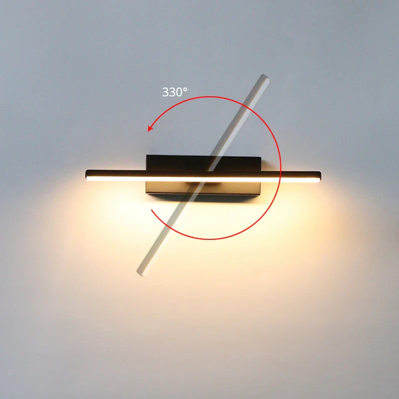 Verstellbare LED Wandleuchte 330° schwenkbar