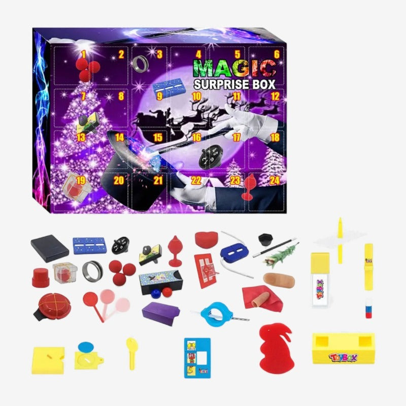 MystiQuest – Adventskalender mit Zaubertricks und Zubehör