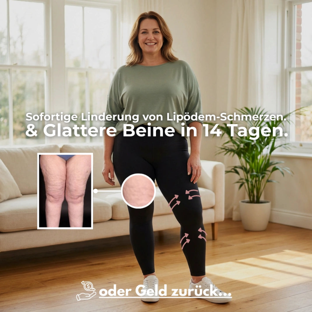 Kompressionsleggings mit hoher Taille | Lipödem schmerzen | FlexContour