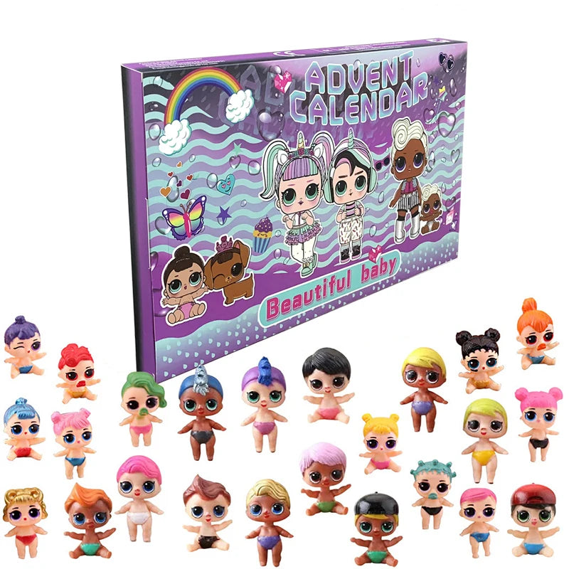 Superhelden-Adventskalender mit 24 Actionfiguren