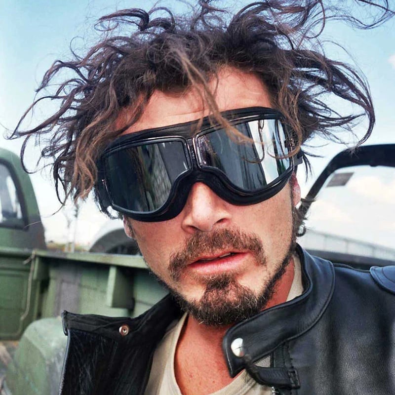 Motorradbrille | UV-Schutz | Stoßfest & Verstellbar | RetroGoggles
