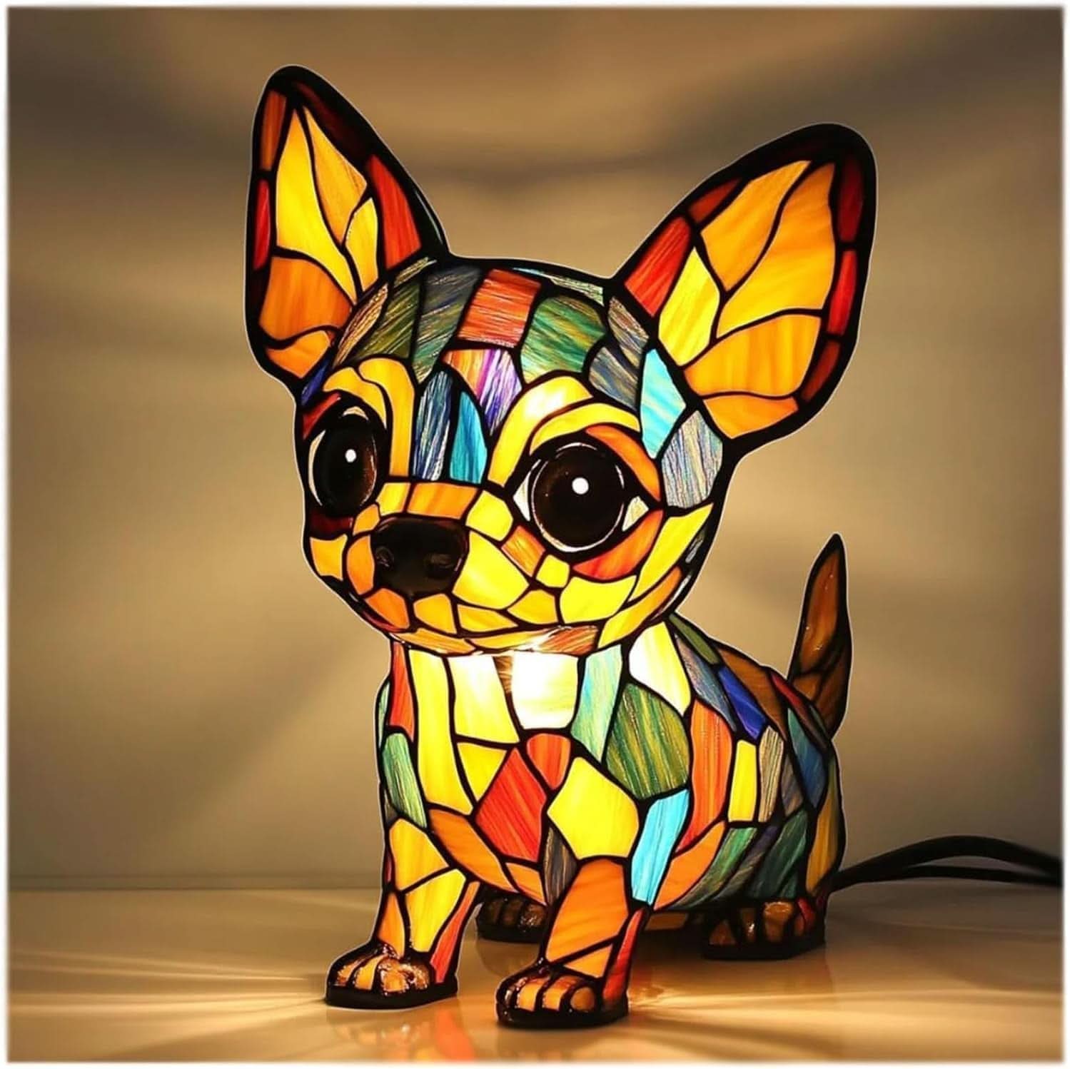 Nachtlampe im Haustier-Design | Warmes Licht | USB-Betrieb mit Schalter | GlowPaws
