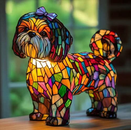 Nachtlampe im Haustier-Design | Warmes Licht | USB-Betrieb mit Schalter | GlowPaws
