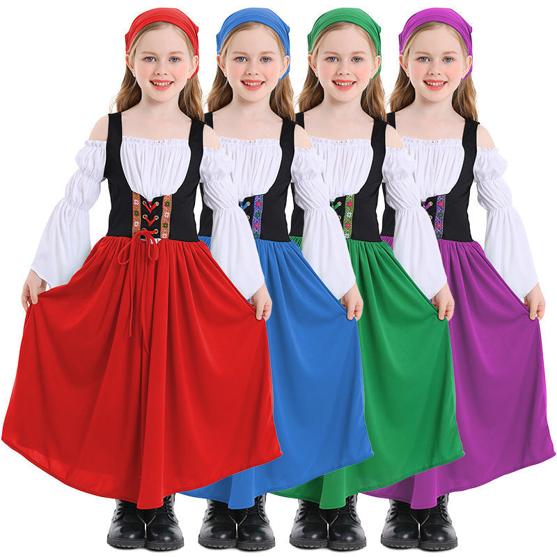 Mädchen-Mittelalterkleid mit Historischer Stil
