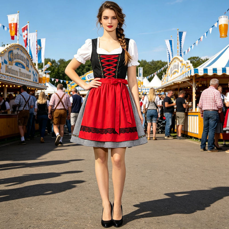 Bodimont - Dirndl für Damen mit Schnürmieder