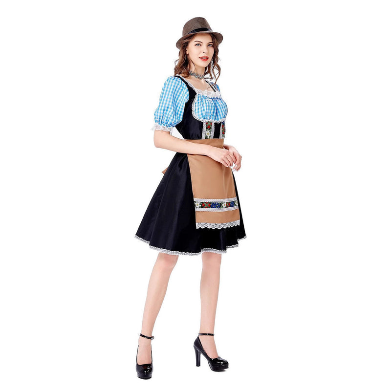Damen-Trachtenkleid mit Karomuster