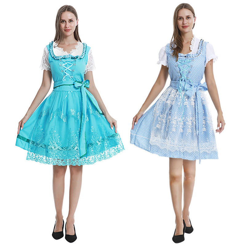 Damen-Trachtenkleid mit Schnürmieder