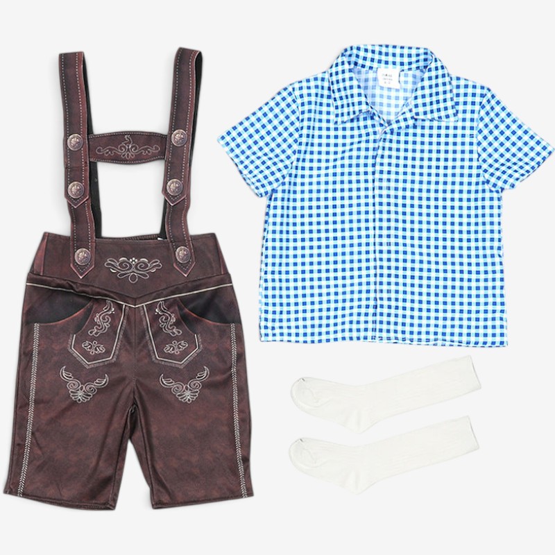 Kinder Trachtenlederhose kurz