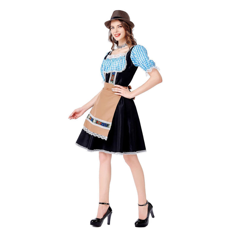 Damen-Trachtenkleid mit Karomuster