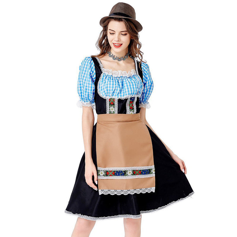 Damen-Trachtenkleid mit Karomuster