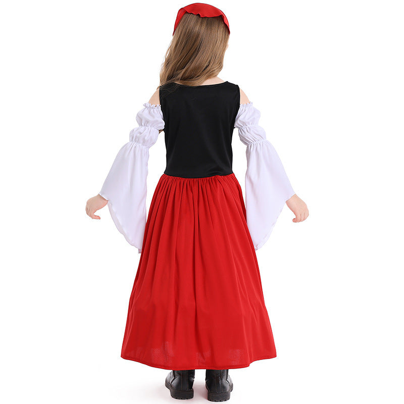 Mädchen-Mittelalterkleid mit Historischer Stil