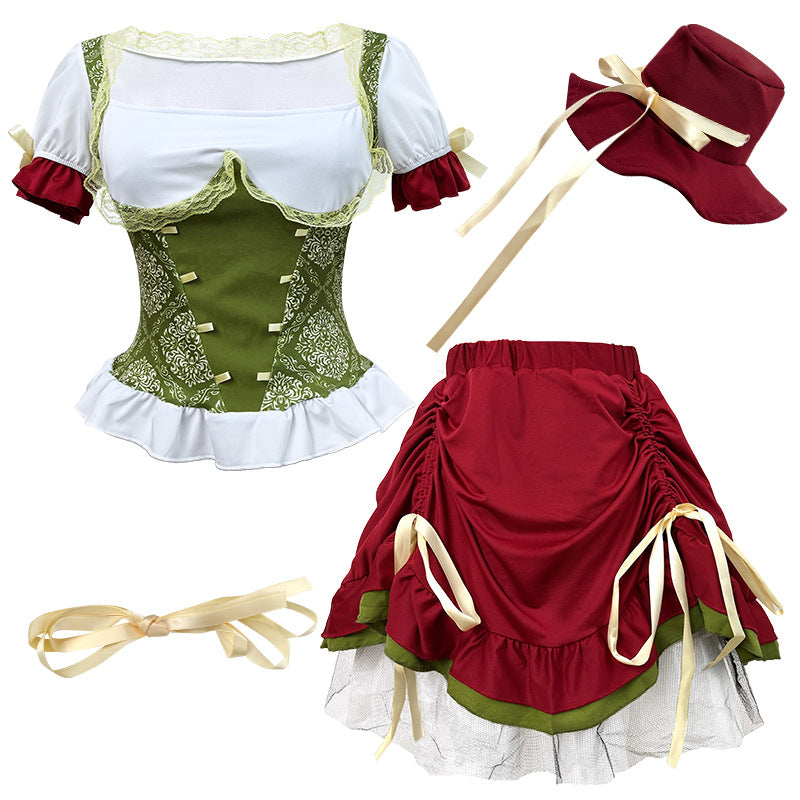 Damen-Trachtenkleid mit Corsagenmieder