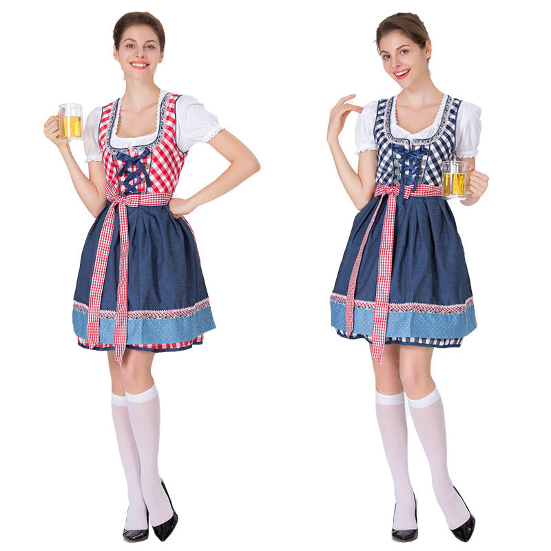 Plaidmere - Dirndl für Damen mit Karomuster