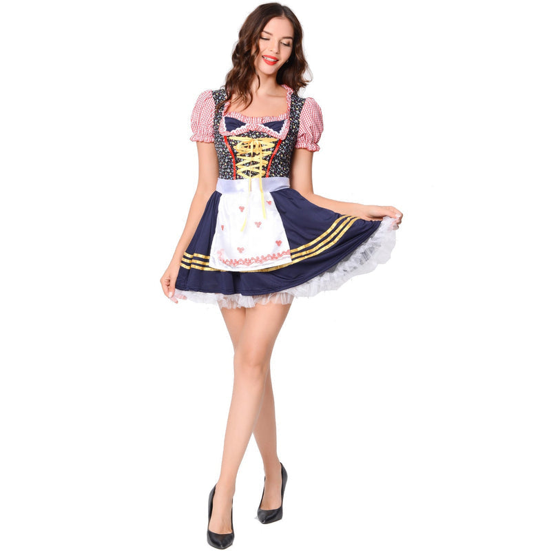 Folkora - Trachtenkleid für Damen mit Rüschendetails