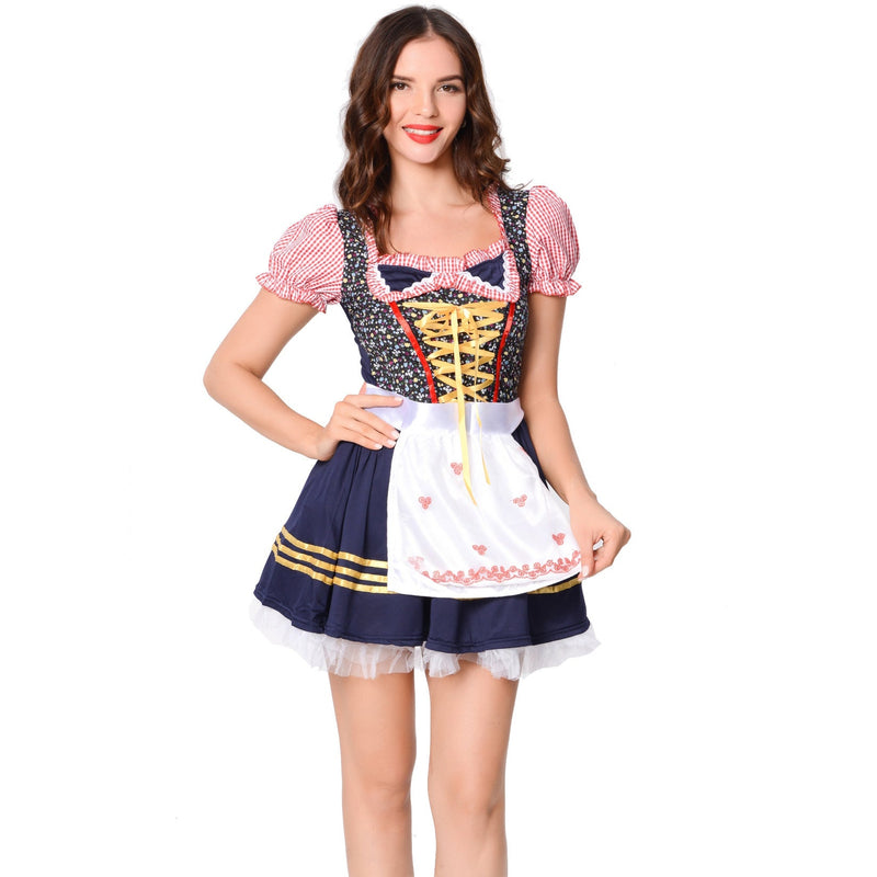 Folkora - Trachtenkleid für Damen mit Rüschendetails