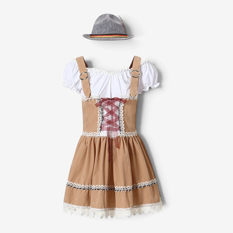 Bayerisches Minikleid für Damen