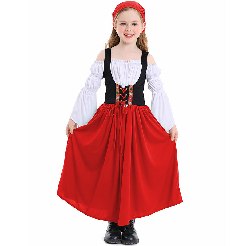 Mädchen-Mittelalterkleid mit Historischer Stil