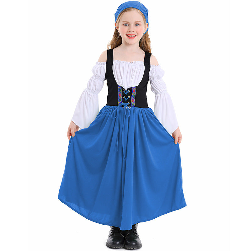 Mädchen-Mittelalterkleid mit Historischer Stil
