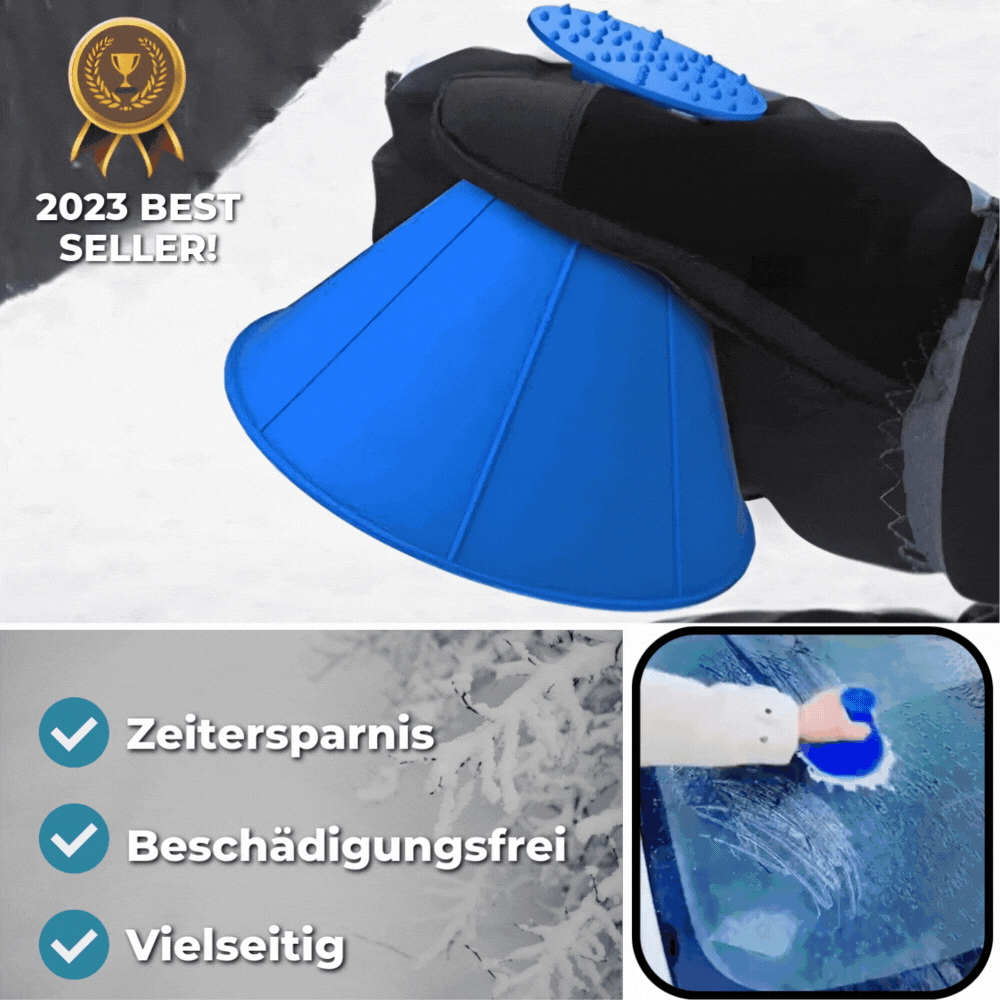 1+1 Gratis | Frostic - Kegelförmiger Eiskratzer für Autoscheiben