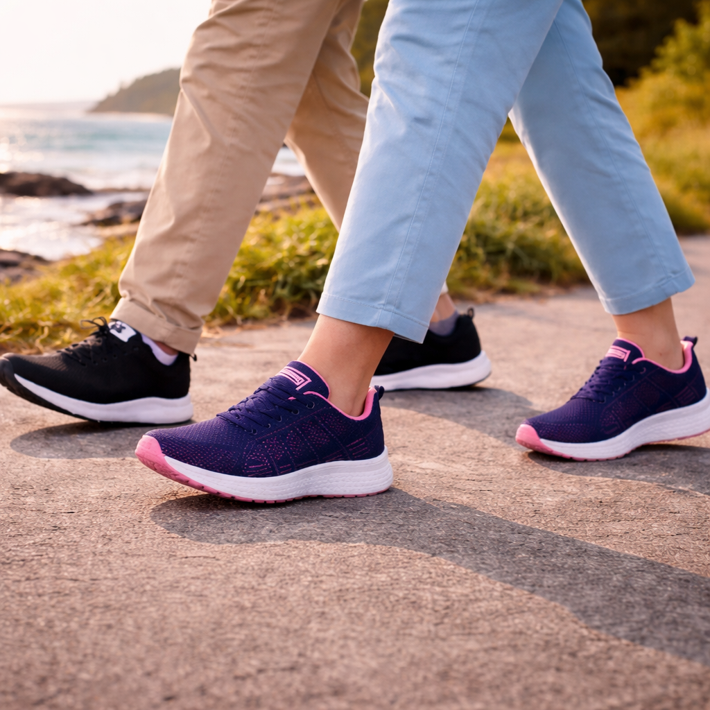 Orthopädische Schuhe | Gel-Core-Dämpfung | Atmungsaktive EVA-Sohle | Soleva
