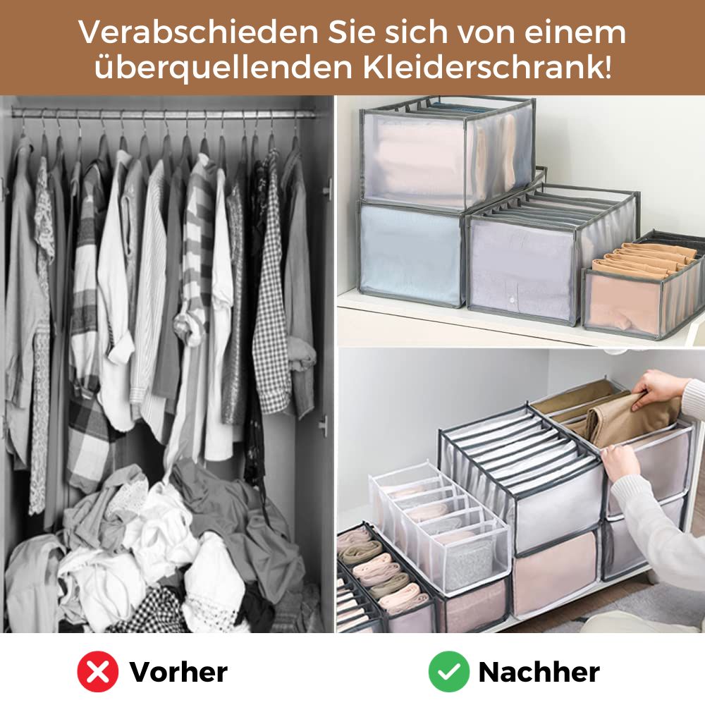 2+1 Gratis | Closet - Kleider-Organizer für Schrank und Schubladen