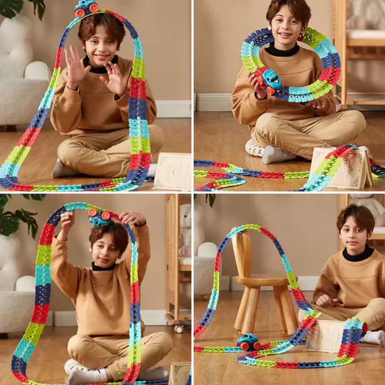Rennstrecke | Flexible Rennstrecke | Looping Action | TrackTwist