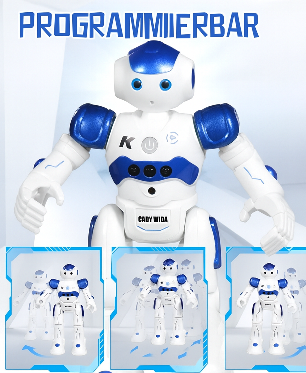 Roboter | Interaktives Lernspielzeug | Fördert Motorik und Denken | SmartRobot