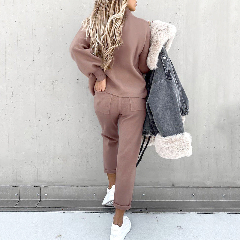 Lounge Set für Damen mit Sweatshirt und Hose