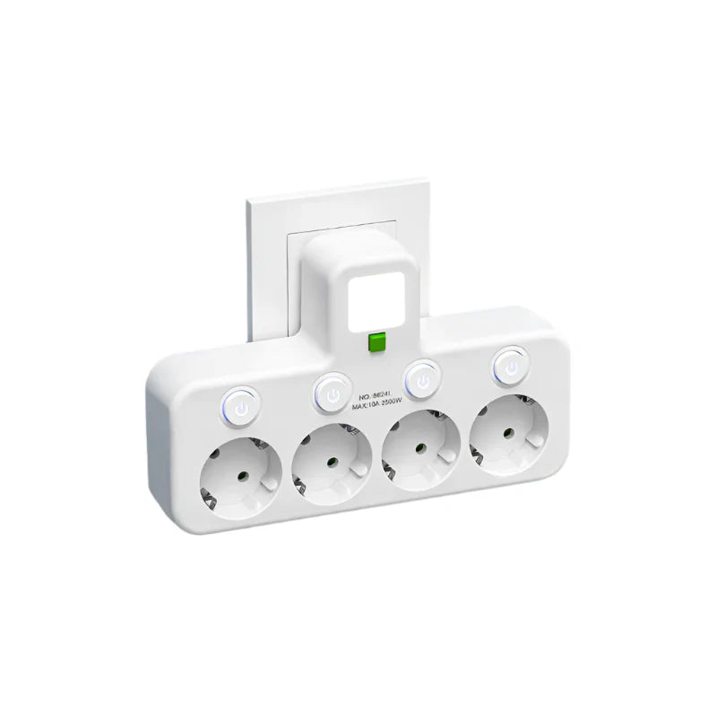 Mehrfachsteckdose mit USB und Typ-C Anschlüssen
