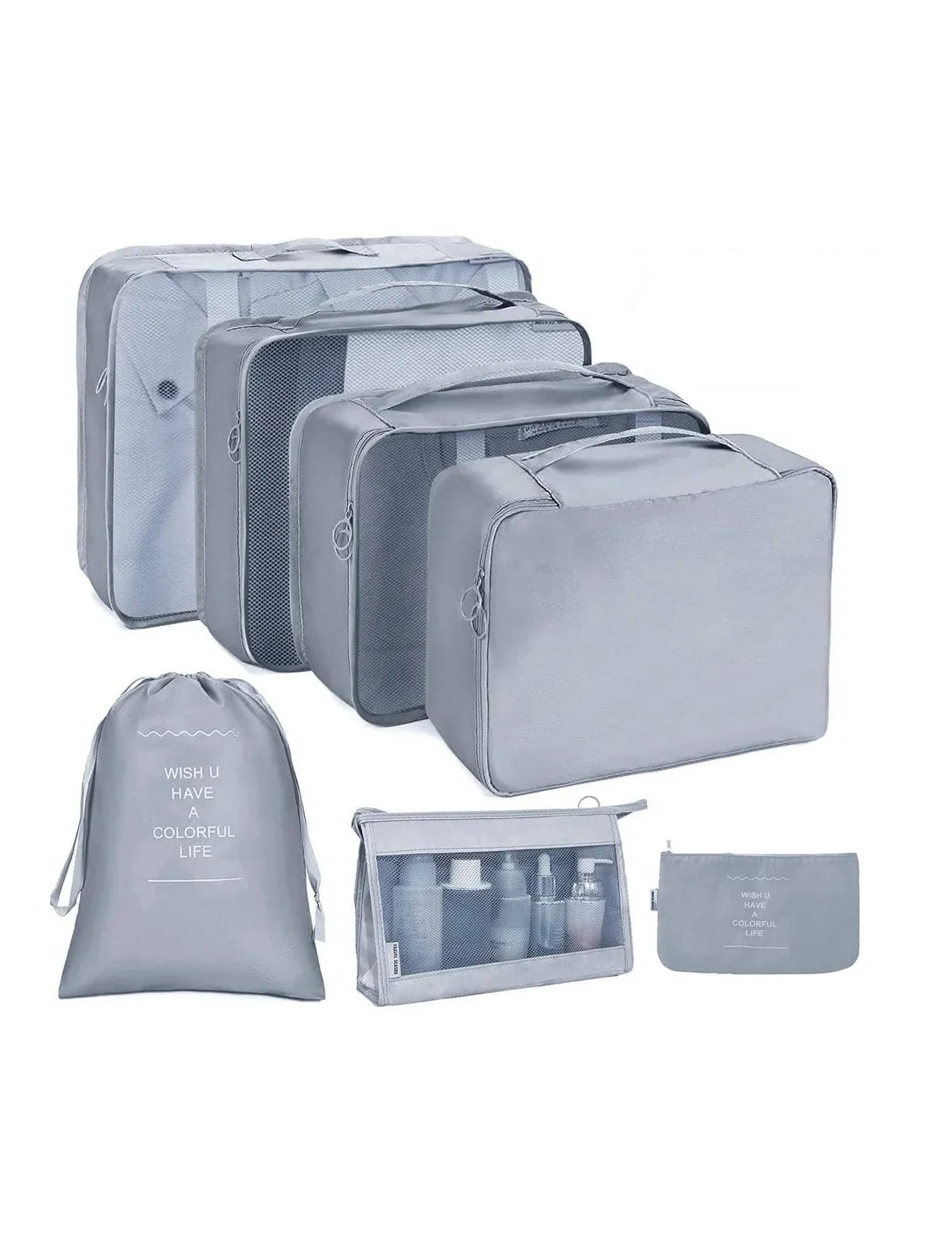 Koffer Organizer Set 7–10 Teilig mit Packwürfeln