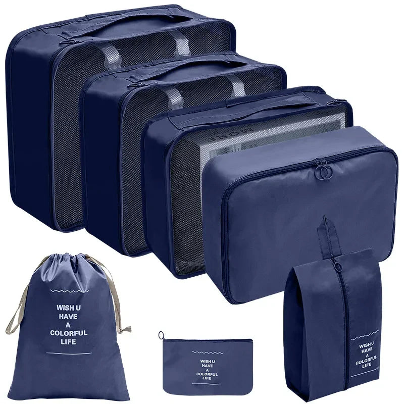 Koffer Organizer Set 7–10 Teilig mit Packwürfeln