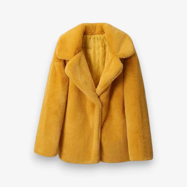 Amelie – Fleecegefütterte Jacke mit Reverskragen und Taschen