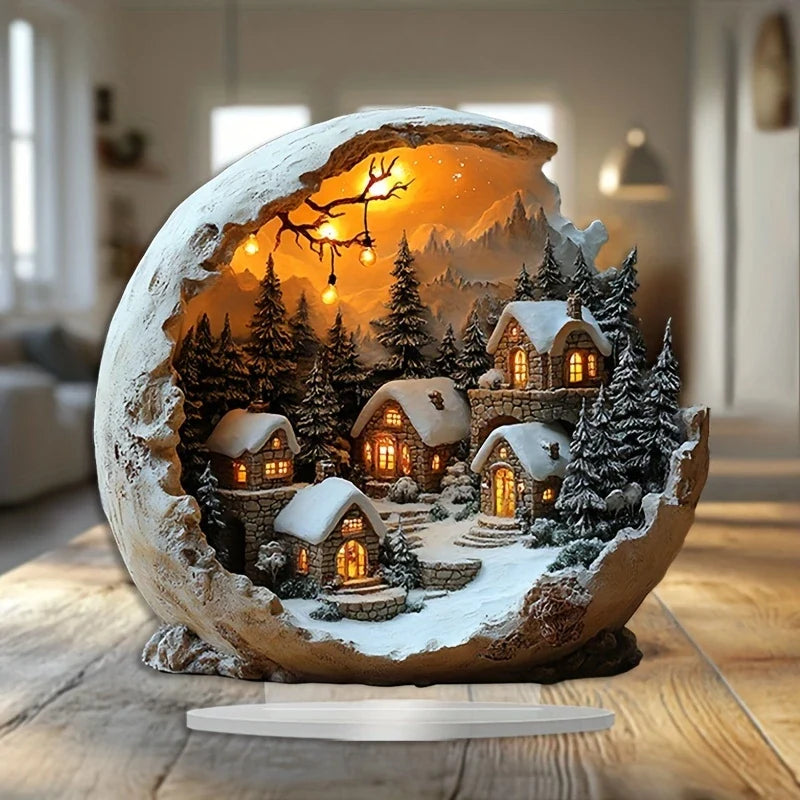 Weihnachtsdekoration Boho Stil für Tisch & Fenster