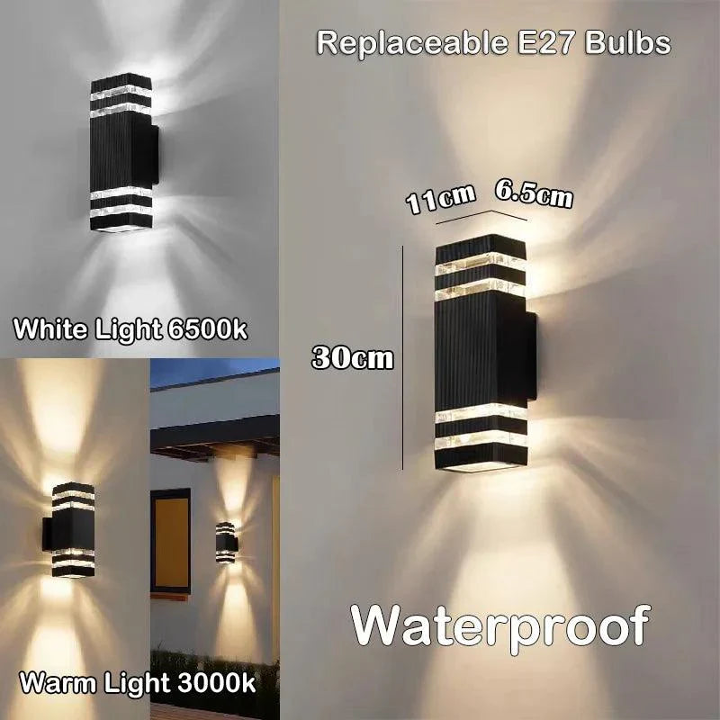 LED Außenwandleuchte Up & Down IP65 Wasserdicht