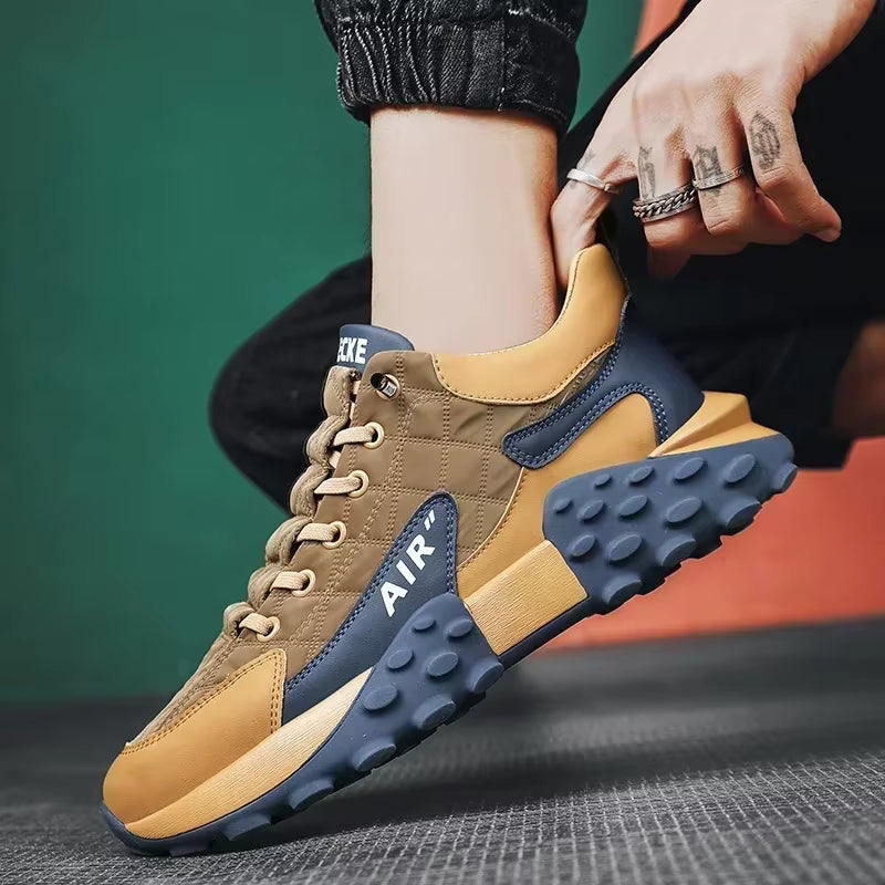 Sporten - Herren-Sportschuhe mit Schnürverschluss und Mesh-Obermaterial