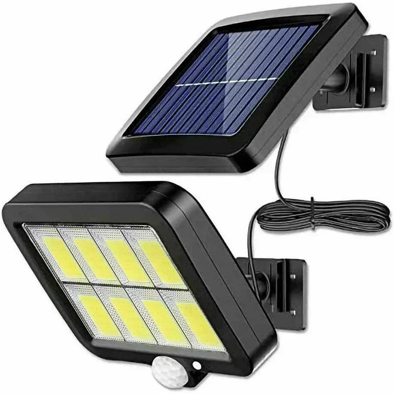 Solar Außenleuchte 100 COB LED mit Bewegungsmelder