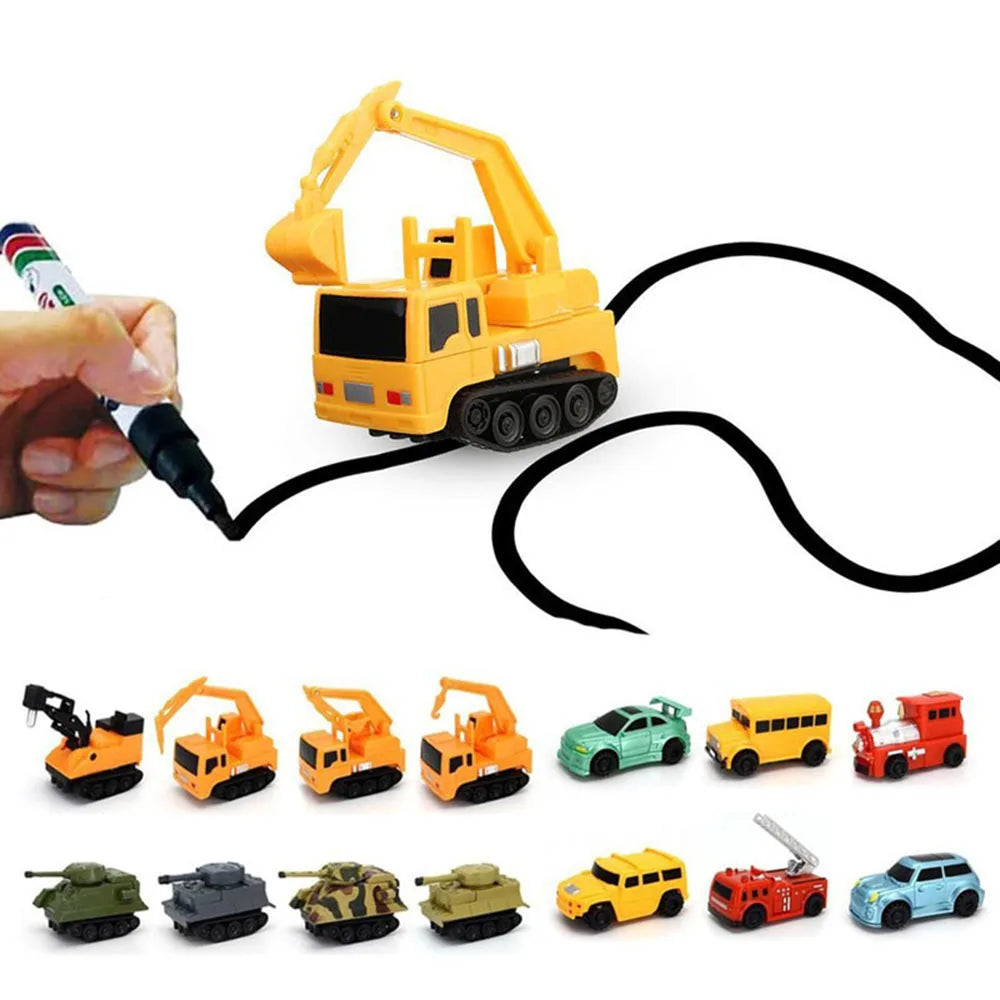 Path - Induktives Spielzeugauto mit Linienfolger und Stift