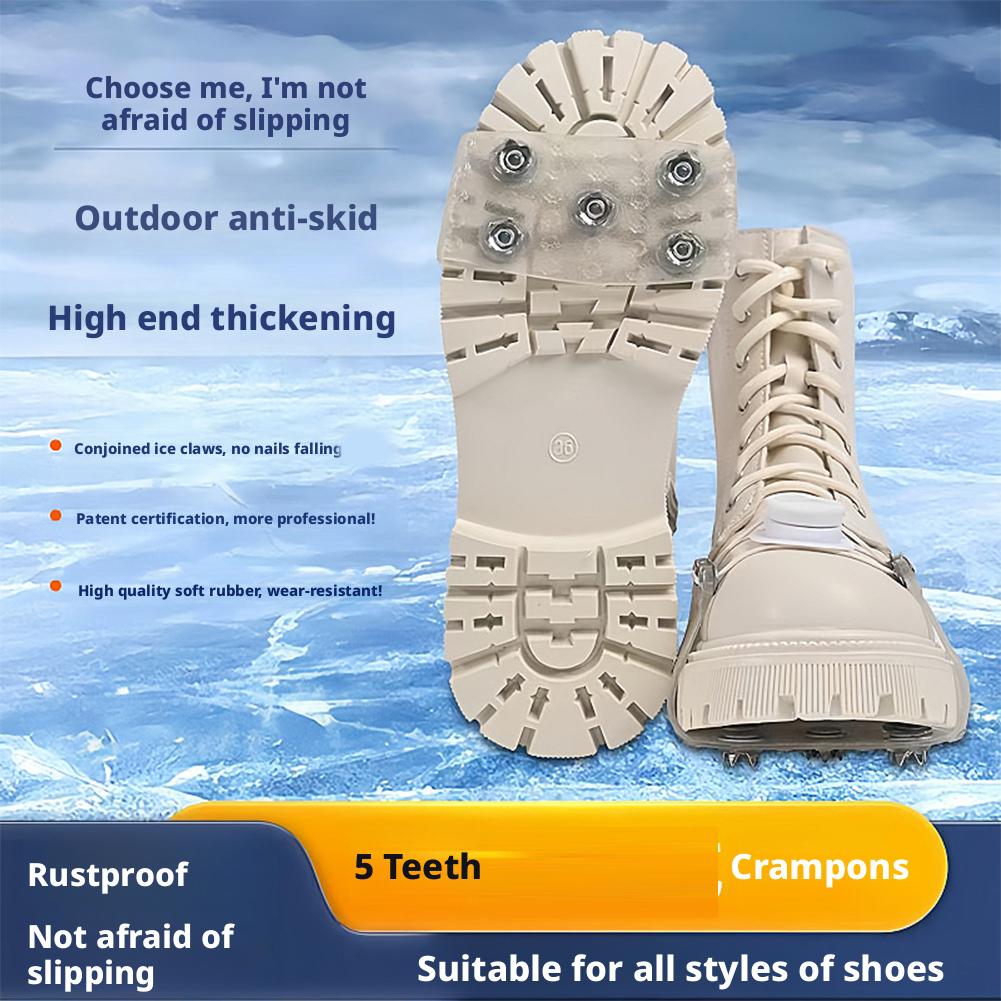 Anti-Rutsch Schuhspikes mit sicherem Halt auf Eis und Schnee