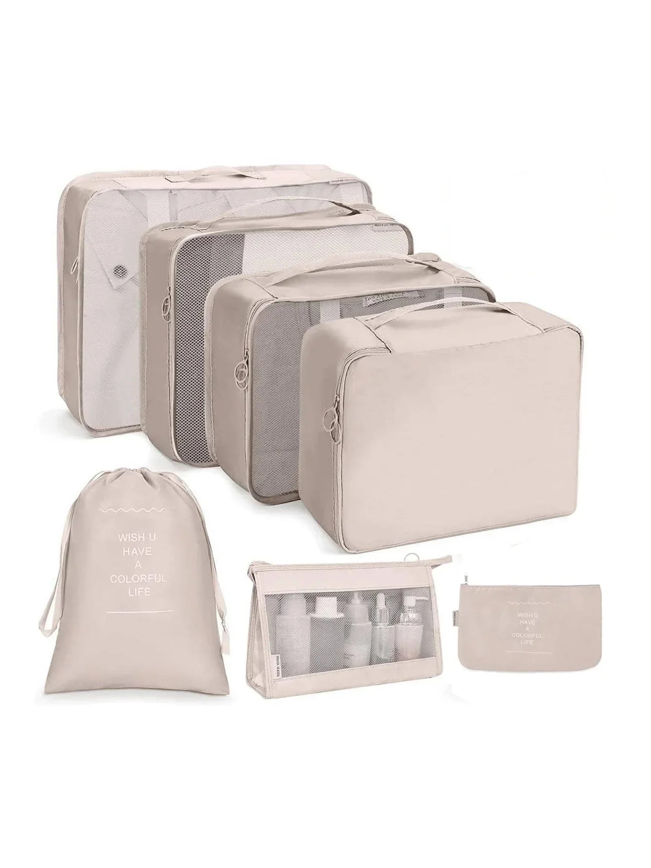 Koffer Organizer Set 7–10 Teilig mit Packwürfeln