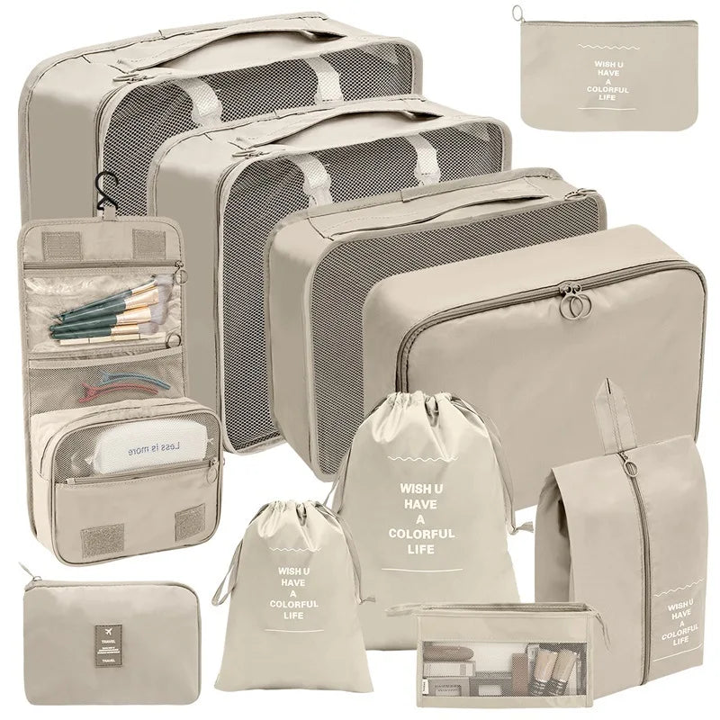 Koffer Organizer Set 7–10 Teilig mit Packwürfeln