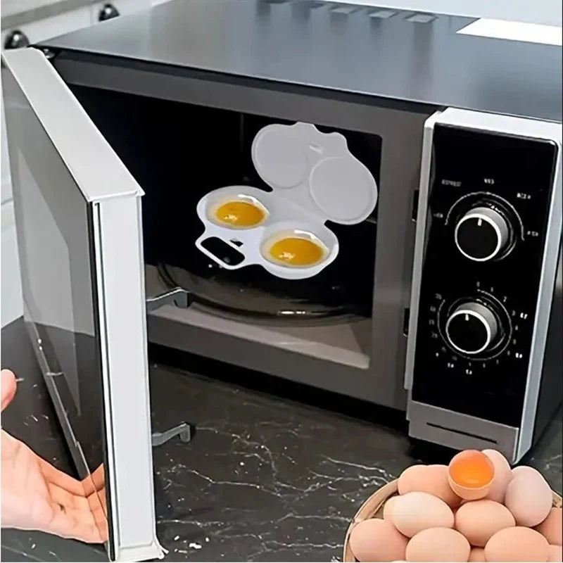 Eggzap - Mikrowellen-Eierkocher für zwei Eier