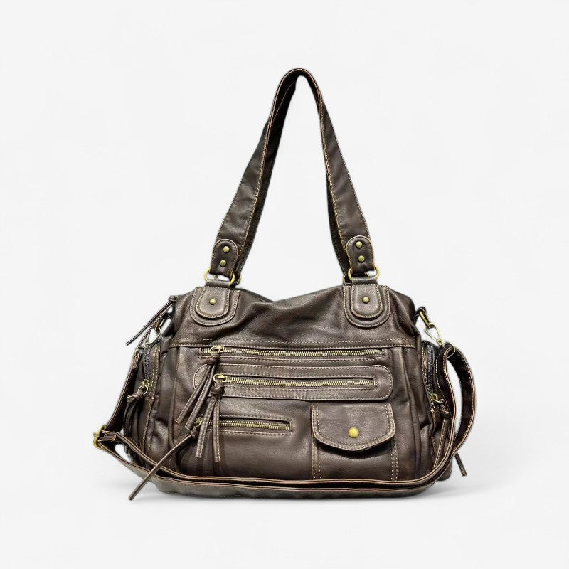 Julia – Handtasche mit verstellbaren Trägern und mehreren Zippertaschen