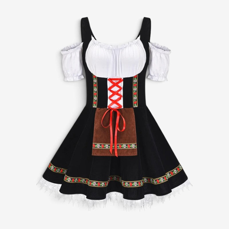 Damen-Dirndl mit ausgestelltem Rock