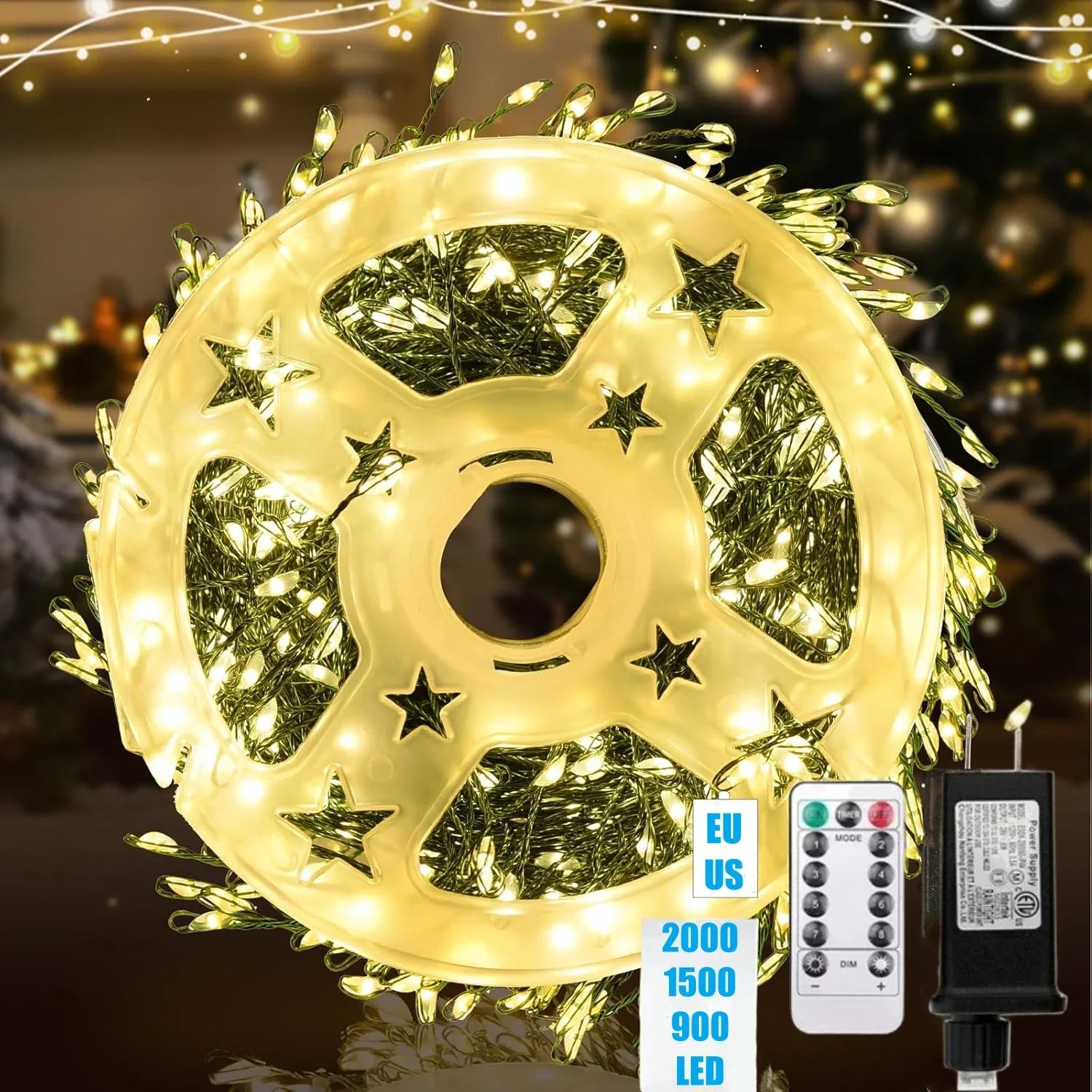LED Feuerwerks Lichterkette mit Fernbedienung